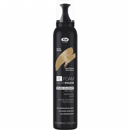 Pianka koloryzująca Lisap Re.Foam Color Musse do włosów, różne kolory 200ml Szampony i spraye koloryzujące Lisap 1303000130012