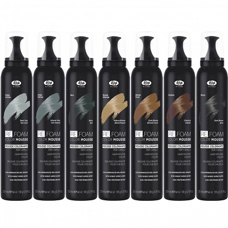 Pianka koloryzująca Lisap Re.Foam Color Musse do włosów, różne kolory 200ml Szampony i spraye koloryzujące Lisap 1303000130012