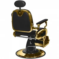 Fotel barberski Gabbiano Francesco złoto-czarny, dostępny w 48h Fotele barberskie Gabbiano 5906717436826