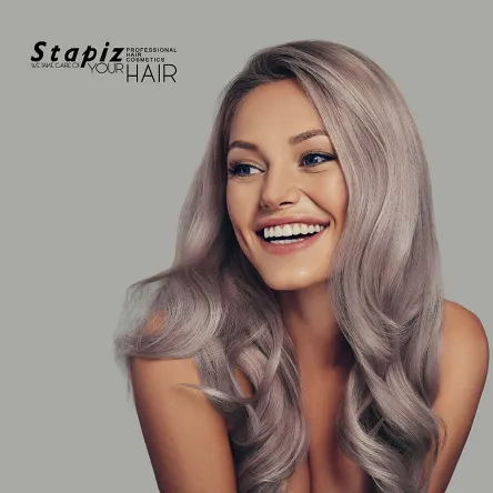 Maska Stapiz Sleek Line Blond 1000ml Sleek Line - Wygładzenie włosów puszących się Stapiz 5904277710882