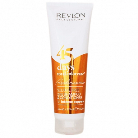 Szampon, odżywka Revlon 45 Days Intense Coopers 2 w 1, potrzymujące kolor 275ml 45 Days Color Care Revlon Professional 8432225091501