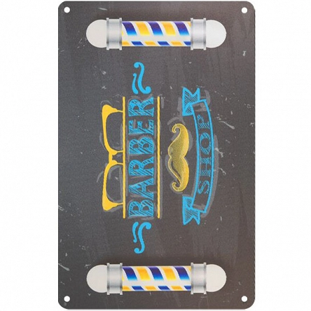 Tablica ozdobna Activ Barber B044 do salonu barberskiego 30x20cm Activ 5906717438578