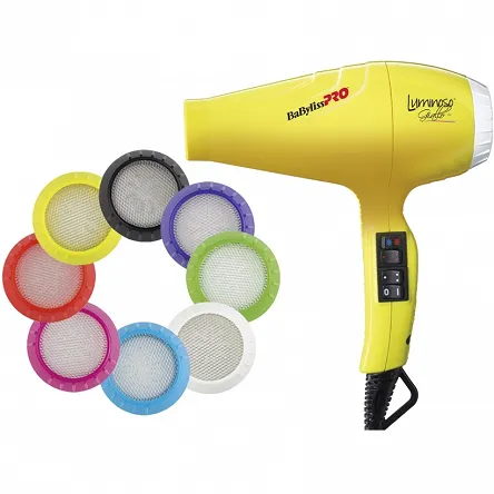 Suszarka BaByliss Pro BAB6350IYE Luminoso Giallo 2100W Suszarki do włosów BaByliss Pro 3030050134407