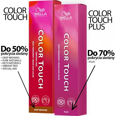 Farba Wella Color Touch bez amoniaku do włosów 60ml Wella Wella 4064666900629