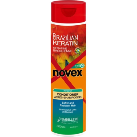 Odżywka Novex Coconut Oil Leave-In bez spłukiwania do włosów zniszczonych i suchych 300ml Odżywki do włosów suchych Novex 876120003814