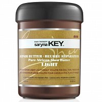 Maska Saryna Key Pure African Butter LIGHT Mask, lekka regenerująca włosy 1000ml Maska do włosów zniszczonych Saryna Key 7290111425899