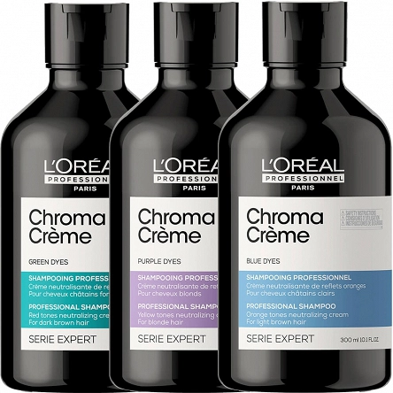 Szampon Loreal Chroma Creme Ash / Matte / Purple neutralizujący ciepłe odcienie włosów 300ml Londa Professional 3474637044985