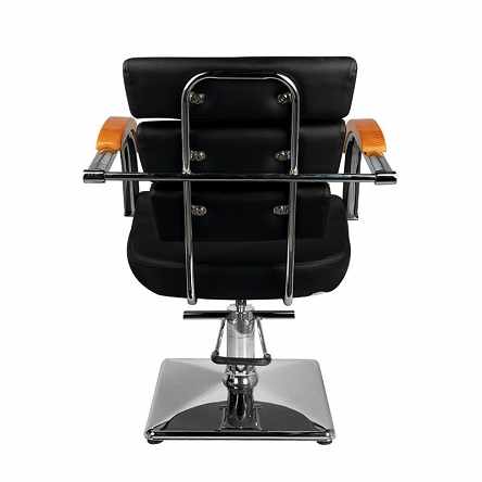 Fotel Gabbiano Rimini fryzjerski do salonu, kolor czarny  Fotele fryzjerskie Gabbiano 5906717432354