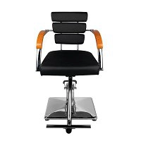 Fotel Gabbiano Rimini fryzjerski do salonu, kolor czarny  Fotele fryzjerskie Gabbiano 5906717432354