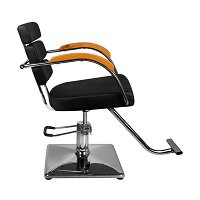 Fotel Gabbiano Rimini fryzjerski do salonu, kolor czarny  Fotele fryzjerskie Gabbiano 5906717432354