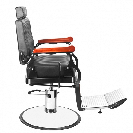 Fotel barberski Gabbiano MASTER fryzjerski czarny dostępny w 48h Fotele barberskie Gabbiano