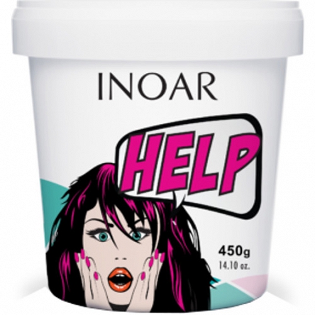 Maska INOAR Help do włosów suchych 450ml Maski nawilżające włosy Inoar 7898581085508