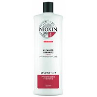Szampon Nioxin System 4 do włosów farbowanych, oczyszczający 1000ml Szampony do włosów Nioxin 4064666044446