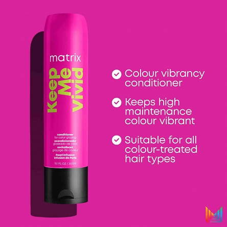 Odżywka Matrix Keep Me Vivid do włosów farbowanych o intensywnych odcieniach 300ml Odżywki do włosów farbowanych Matrix 3474636679812