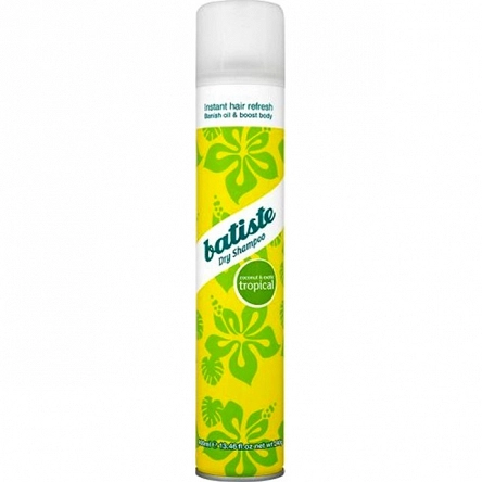 Suchy szampon Batiste Tropical Dry Shampoo do włosów 400ml Szampony suche Batiste 5010724527528