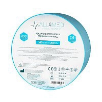 Rękaw All4Med do sterylizacji rolka 10cm X 200m Sterylizatory kosmetyczne Activ 5906717428531