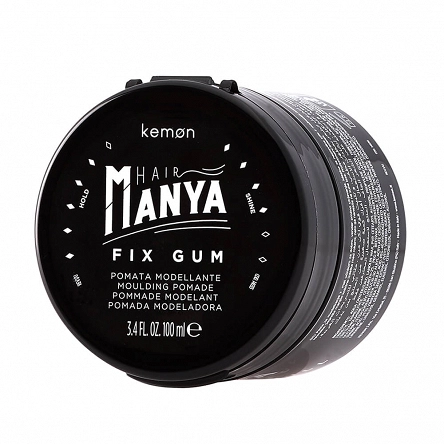 Pasta Kemon Hair Manya Fix Gum do modelowania włosów nadająca lekki połysk dla mężczyzn 100 ml Stylizacja włosów męskich Kemon 8020936059592