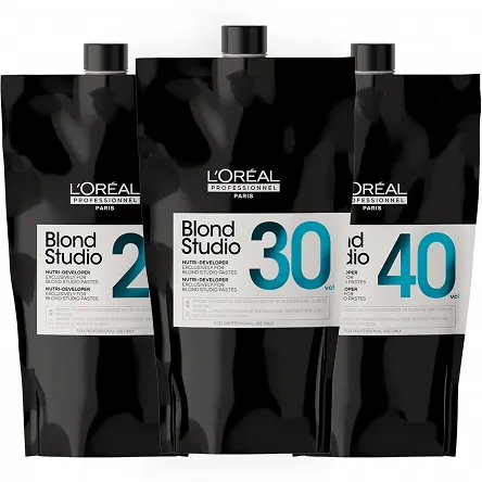 Aktywator, oxydant Loreal Blond Studio Nutri-Developer 6%, 9% lub 12% 1000ml Oxydanty do farb L'Oreal Professionnel 3474636979196