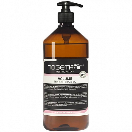 Naturalny szampon Togethair Volume zwiększający objętość włosów cienkich 1000ml Togethair 8002738183347