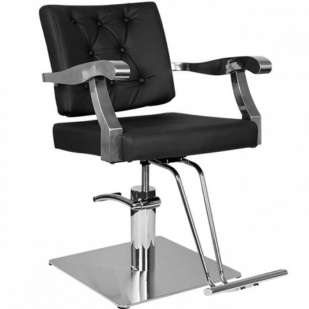 Fotel fryzjerski Gabbiano Lyon czarny Gabbiano 5906717433801