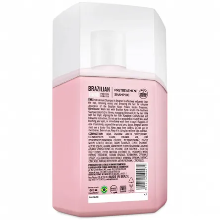 Zestaw Inoar Brazilian Nano Keratin do prostowania włosów szampon 250ml i kuracja 250ml Inoar 10186251