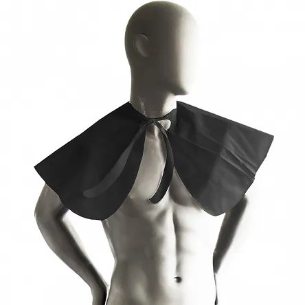 Peleryny Eko-Higiena jednorazowe z włókniny do modelowania czarne 50szt Peleryny jednorazowe Eko Higiena 5903933702063
