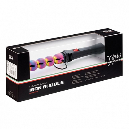 Lokówka Gamma Piu Iron Bubble Rainbow, kulkowa 33mm Lokówki do włosów Gamma Piu 8021660008764