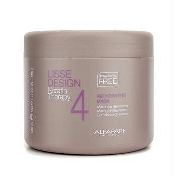 Maska Alfaparf Keratin Therapy Lisse Design Rehydrating maska nawilżająca do włosów 500g Maski nawilżające włosy Alfaparf 8022297141398