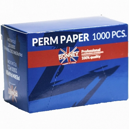 Papierki RONNEY Bibułki do trwałej ondulacji 1000szt. wałki do trwałej Ronney 5060456771911
