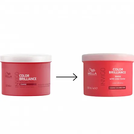Maska Wella INVIGO Color Brilliance Coarse do włosów farbowanych, grubych 500ml Maski do włosów Wella 4064666585734