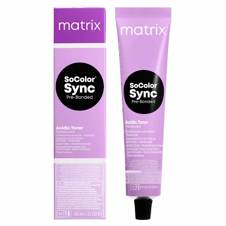Toner kwasowy 10PA Matrix SoColor Sync Pre-bonded do włosów 90ml Koloryzacja ton w ton Matrix 3474636993895