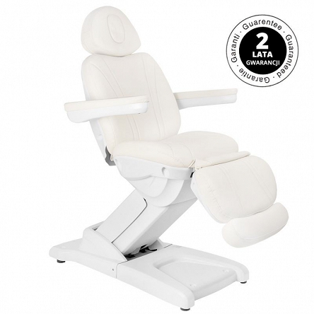 Fotel Activ AZZURRO 872 kosmetyczny elektryczny, biały dostępny w 48h Fotele kosmetyczne elektryczne Activ