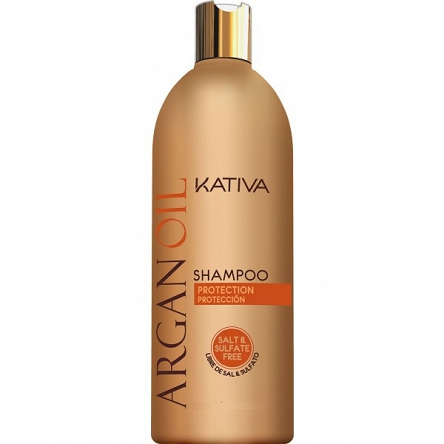 Szampon Kativa Argan Oil o działaniu wzmacniającym 500ml Szampon regenerujący włosy Kativa 7750075021549