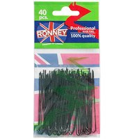 Kokówki RONNEY BLACK czarne 40szt (A065/40) wsuwki i kokówki Ronney 5905094608406