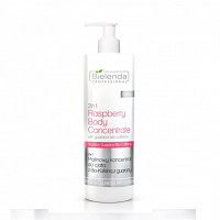 2w1 Malinowy koncentrat do ciała Bielenda z BIO-Kofeiną z Guarany 450ml Balsamy do ciała Bielenda 5902169012519