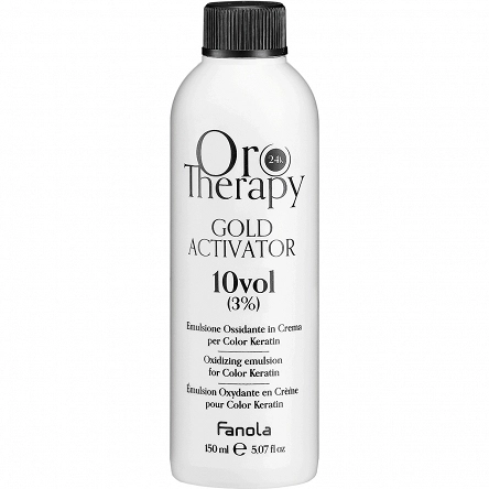Aktywator Fanola Oro Therapy Gold Activator Oro Puro w kremie z keratyną, stężenia: 3%, 6%, 9%, 12% 150ml Oxydanty Fanola 8008277764092