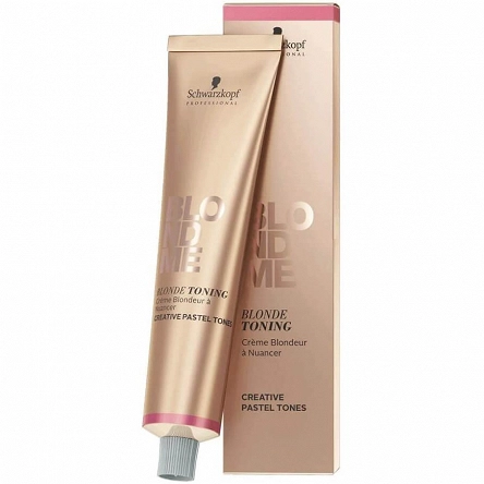 Toner Schwarzkopf Blondme Toning Pastel do włosów blond 60ml Farby do włosów blond Schwarzkopf 4045787923926