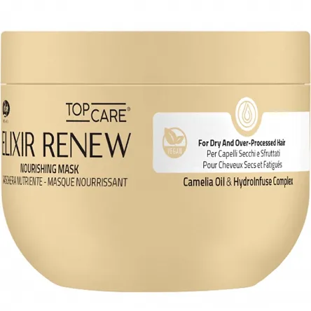 Maska Lisap Top Care Elixir Renew do włosów zniszczonych i suchych 500ml Maska wzmacniająca włosy Lisap 1800830000015