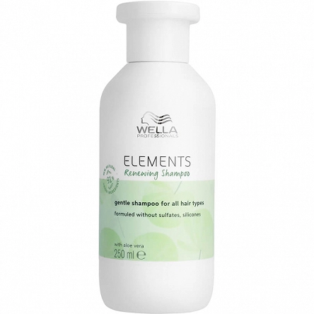 Szampon Wella Elements Renewing odbudowujący włosy, delikatny dla skóry głowy 250ml Szampon regenerujący włosy Wella 4064666337845