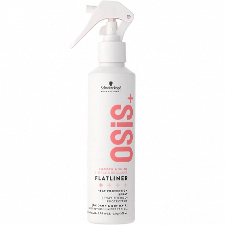 Spray Schwarzkopf OSIS+ Flatliner termoochronny do stylizacji 200ml Spray do prostowania włosów Schwarzkopf 4045787999655