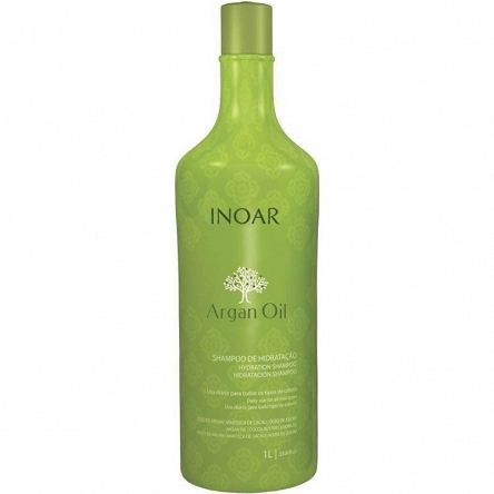 Szampon INOAR Argan Oil nawilżający z olejkiem arganowym 1000ml Szampony do włosów suchych Inoar 7898581080695