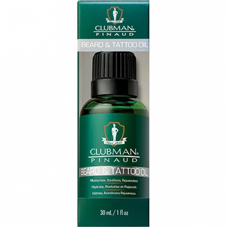 Olejek Clubman Beard & Tatoo oil do pielęgnacji brody i tatuaży 30ml Pielęgnacja Clubman 070066280036