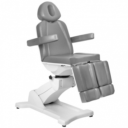 Fotel Activ AZZURRO PEDI 869AS kosmetyczny elektryczny, obrotowy szary dostępny w 48h Fotele do pedicure Activ