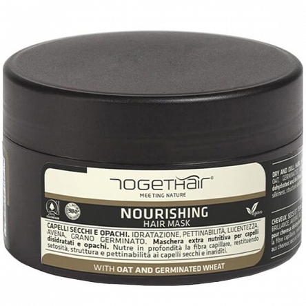 Naturalna maska odżywcza Togethair Nourishing do włosów matowych i suchych 250ml Togethair 8052575370271
