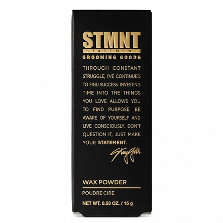 Puder STMNT Wax Powder, woskowy do modelowania włosów 15g Puder do włosów męski STMNT 4045787574821
