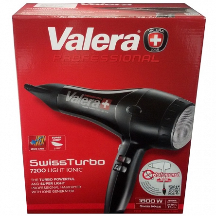 Suszarka Valera Swiss Turbo 7200 Ionic Rotocord 1800W Suszarki do włosów Valera 7610558000129