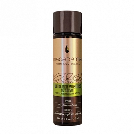 Olejek Macadamia Ultra Rich Moisture Oil Treatment nawilżający 30ml Olejki do włosów Macadamia professional 815857012461