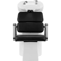 Myjnia Gabbiano Porto fryzjerska czarno-srebrna dostępna w 48h Myjnie fryzjerskie Gabbiano 5906717460050