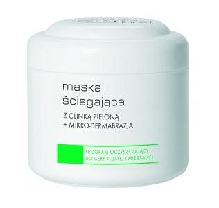 Maska Ziaja PRO Maska ściągająca z glinką zieloną + mikrodermabrazja 250ml Maseczki do twarzy Ziaja PRO 5901887002581