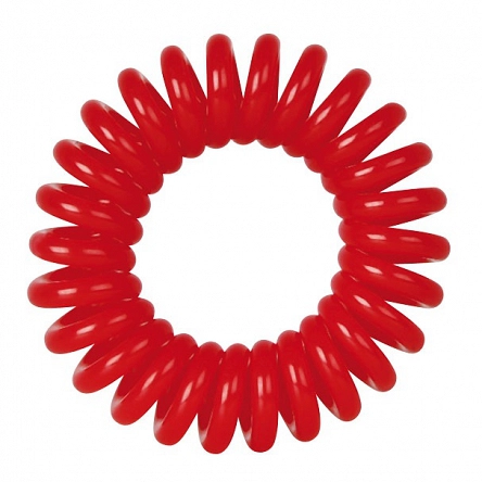 Gumki do włosów Fox SPRING HAIR RING, czerwone 3 szt. Akcesoria do koków Fox 5904993467473